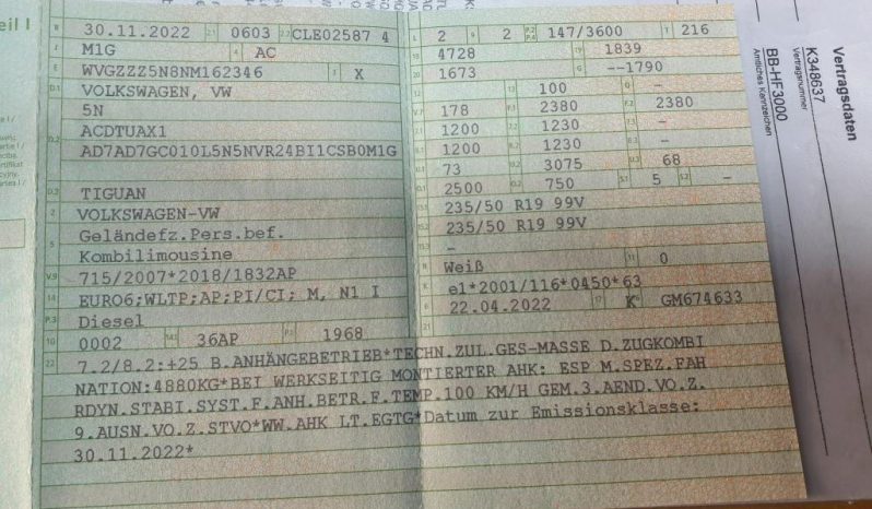 
								Volkswagen Tiguan Allspace Elegance 2.0 TDI DSG 4Motion*MATRIX*VIRTU*ACC+*HUD*StHz voll									